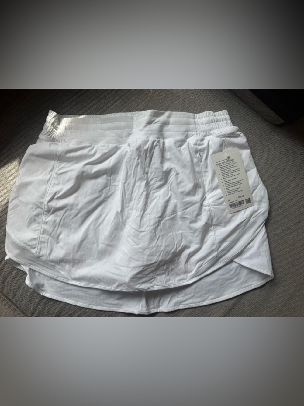 lululemon athletica Women's White Athletic Skort